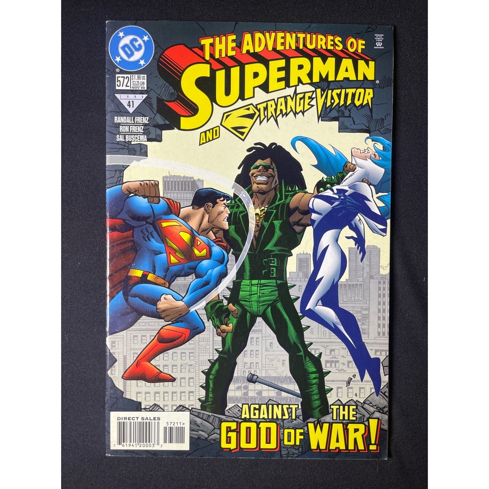 The Adventures of Superman Strange Visitor Comic‎ Book 572 November 1999